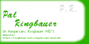 pal ringbauer business card